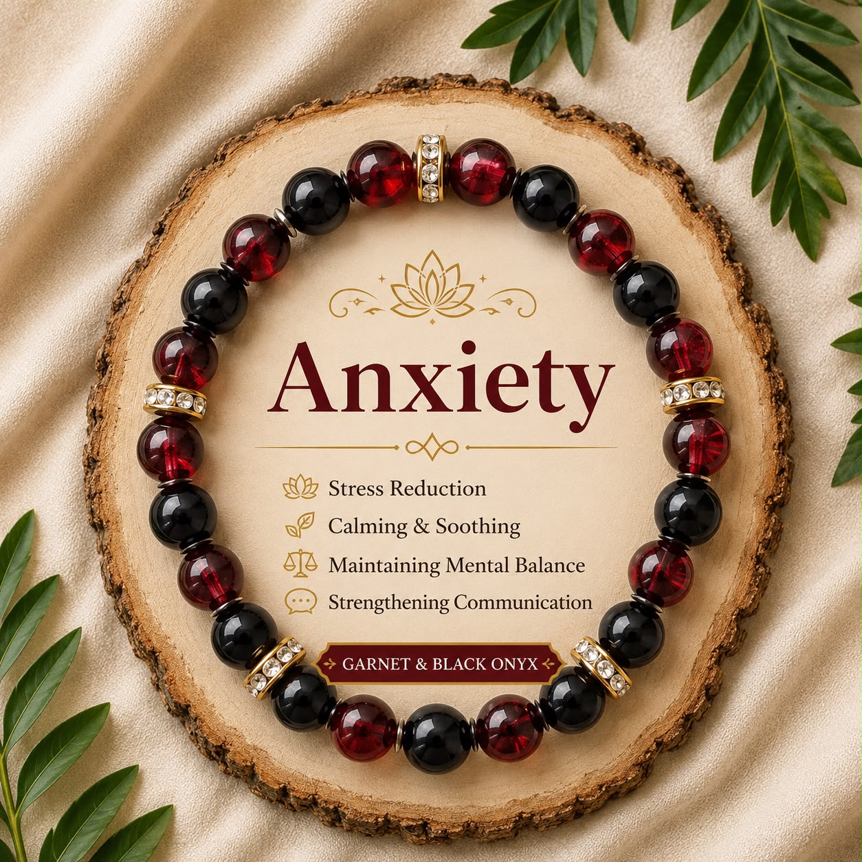 Premium Tiger's Eye Beaded Bracelet ✨