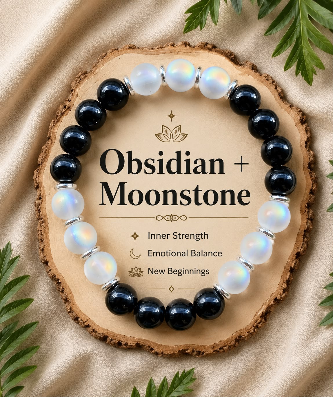 Premium Tiger's Eye Beaded Bracelet ✨
