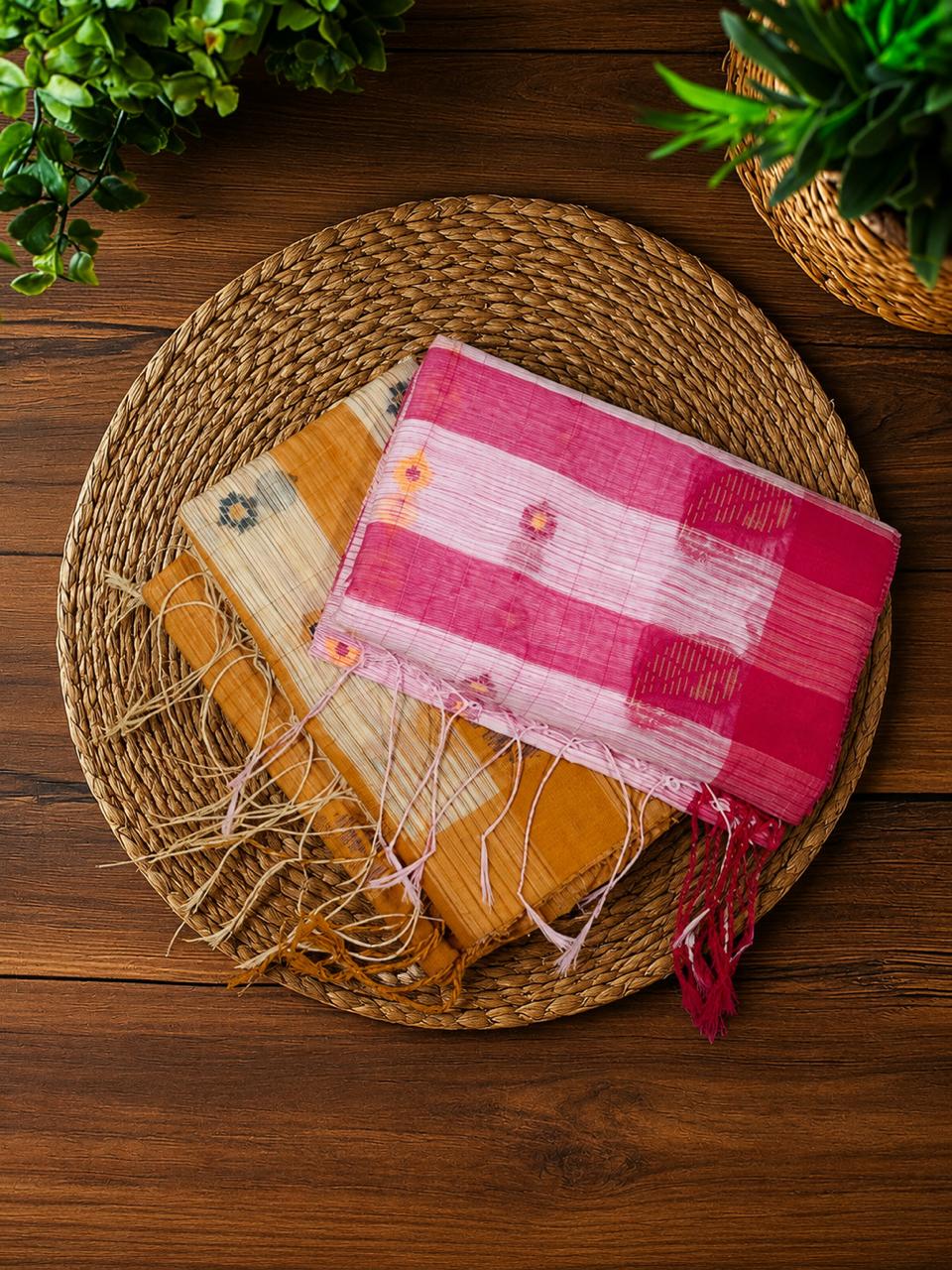 Lightweight Handloom Cotton Saree💖
