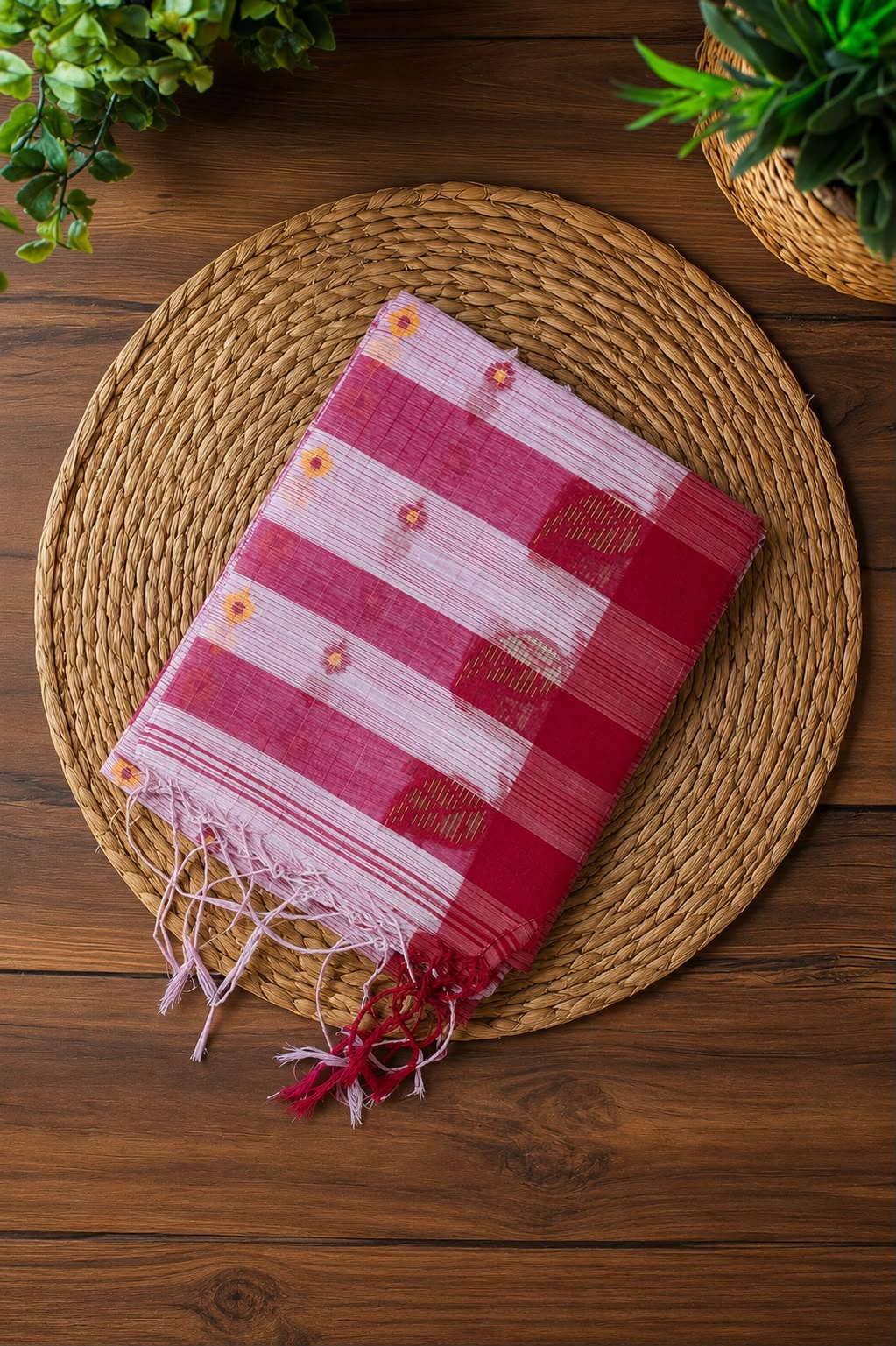 Lightweight Handloom Cotton Saree💖