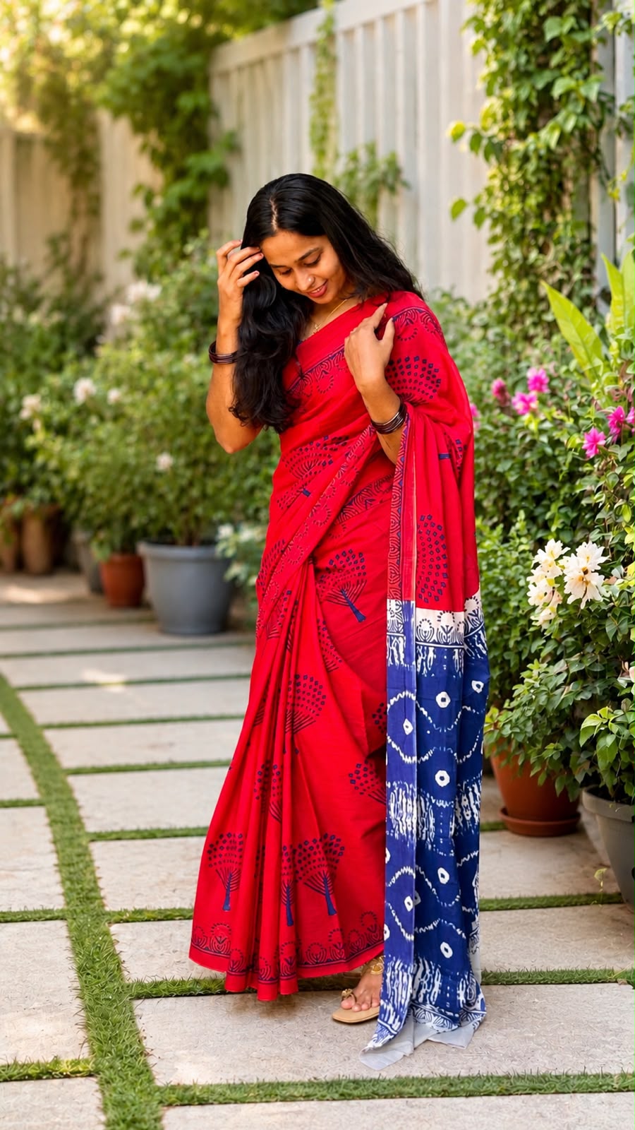 Pure Cotton Mulmul Saree✨