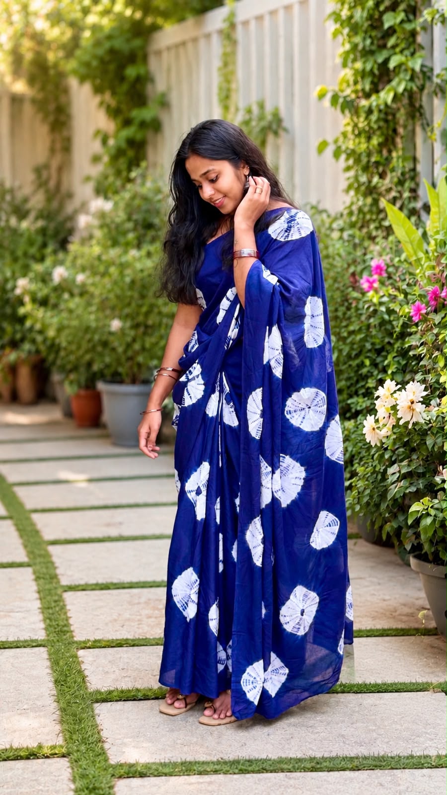 Pure Cotton Mulmul Saree✨