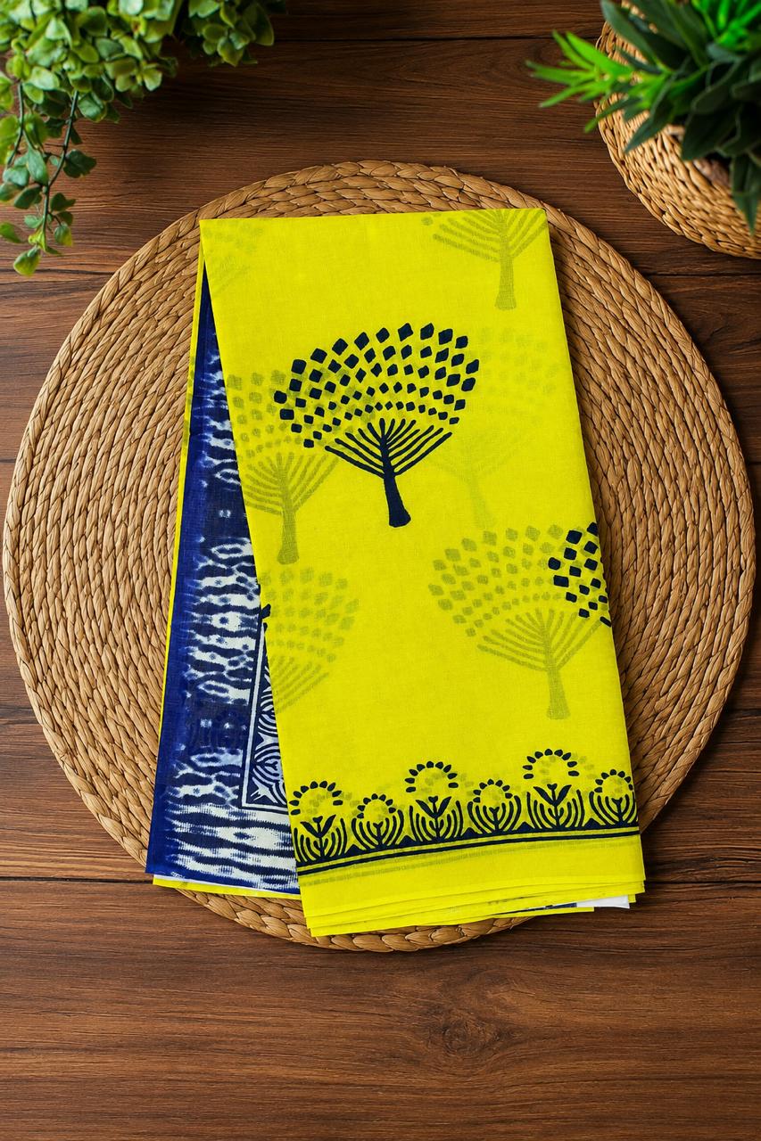 Pure Cotton Mulmul Saree✨
